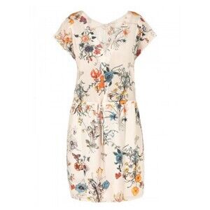 Rebecca Taylor Women's Floral Knee Length Dress Size S 4 100 Silk